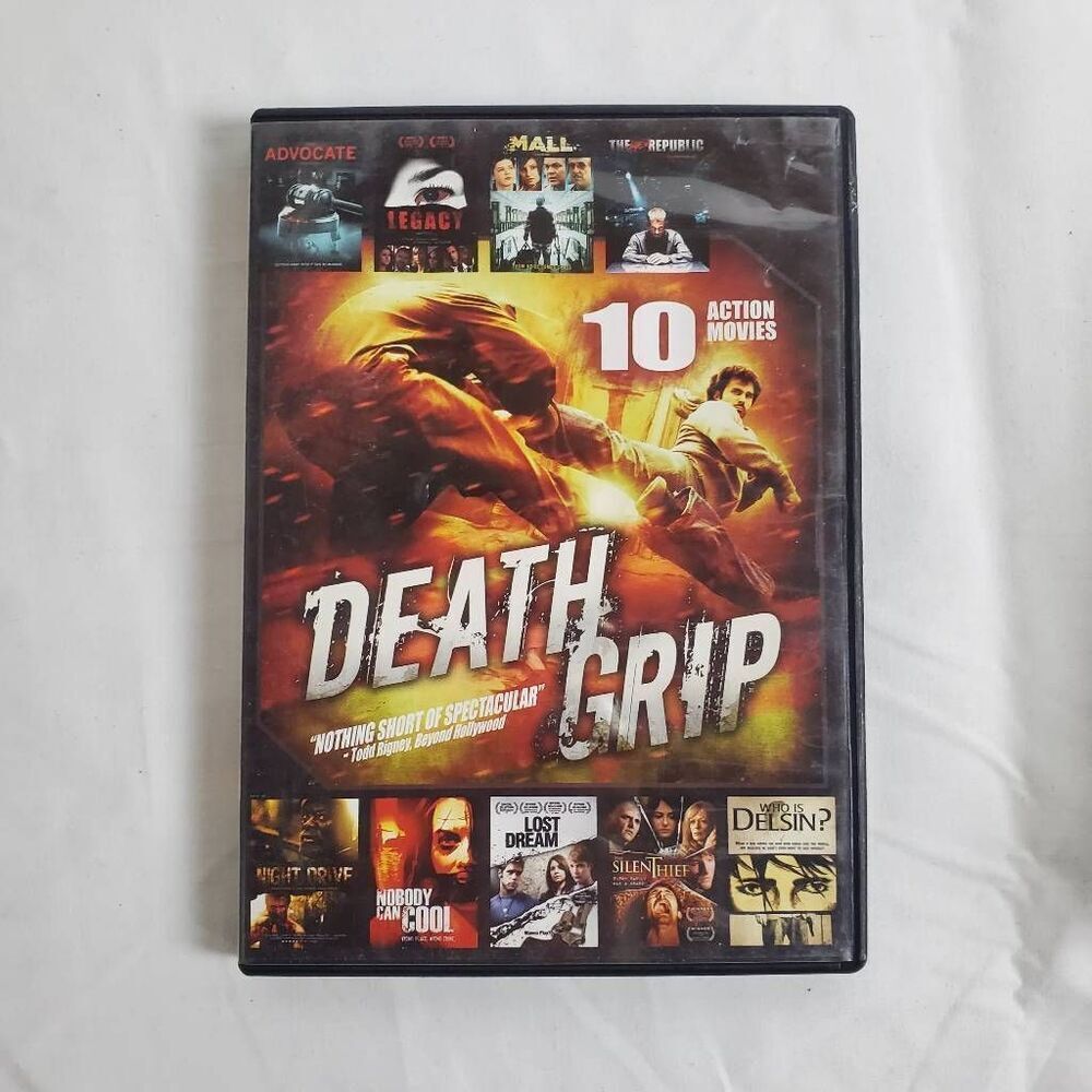 Death Grip DVD 10-Movie Action Set Martial Arts Thriller Collection